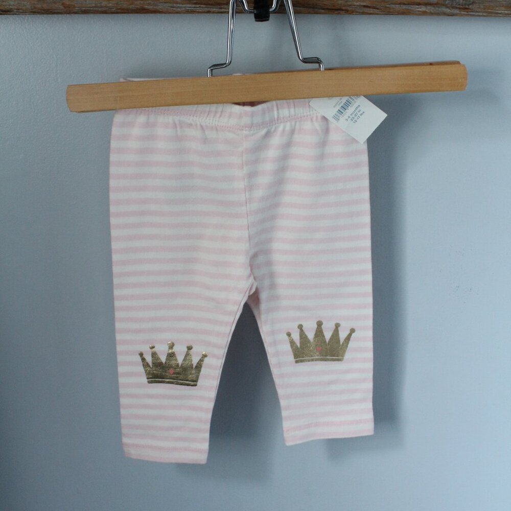 🍁4/$20 Baby Gap Size 3-6M Princess Leggings